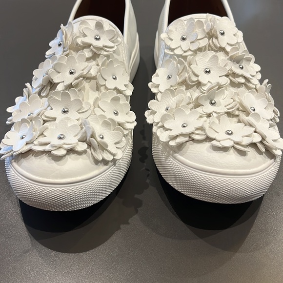 Flower leather slip on - Picture 2 of 7